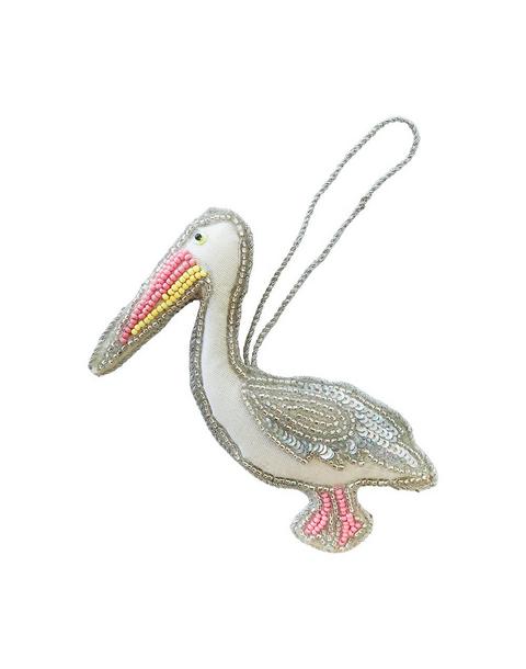 Pelican Christmas Ornament