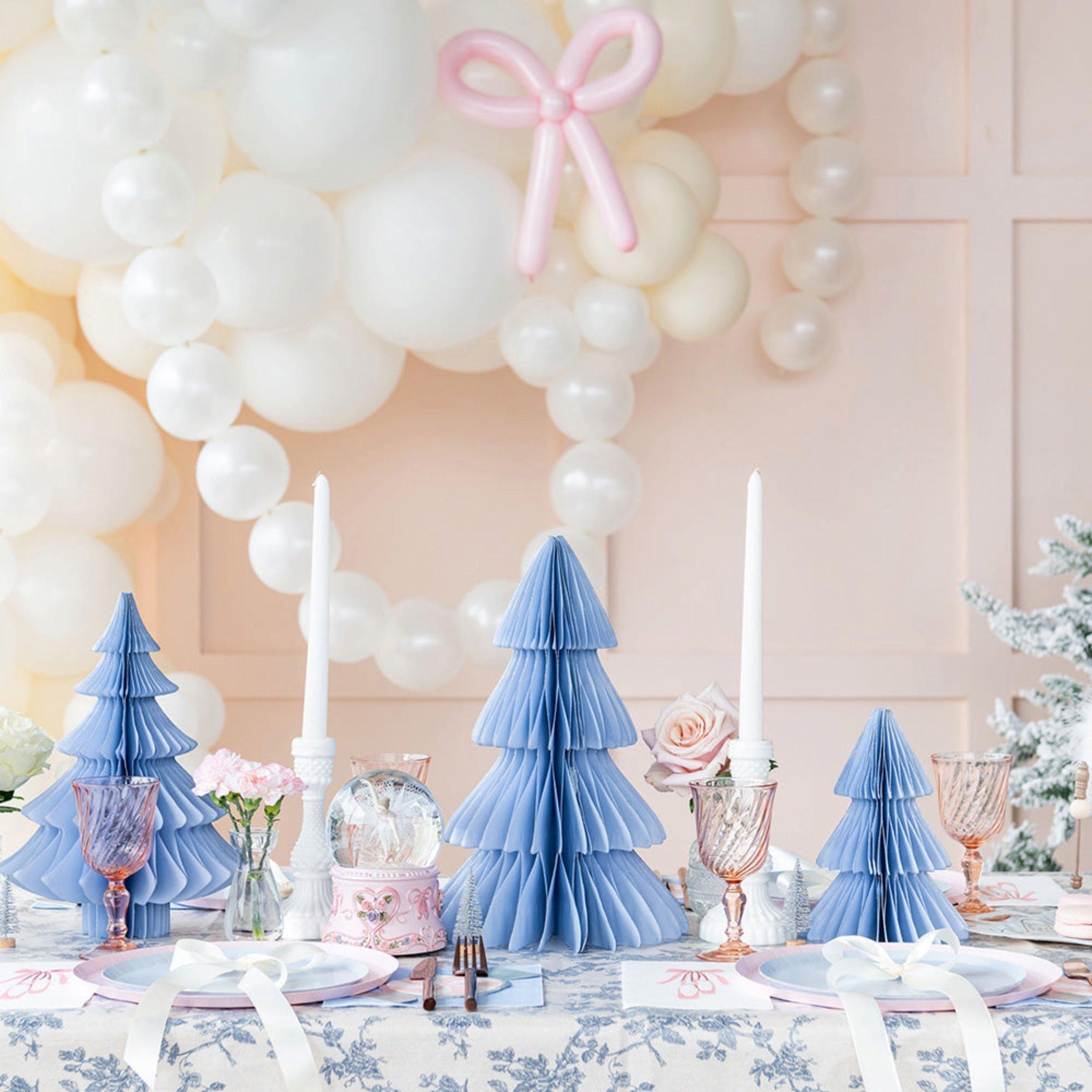 Blue Honeycomb Christmas Tree Set image number 1
