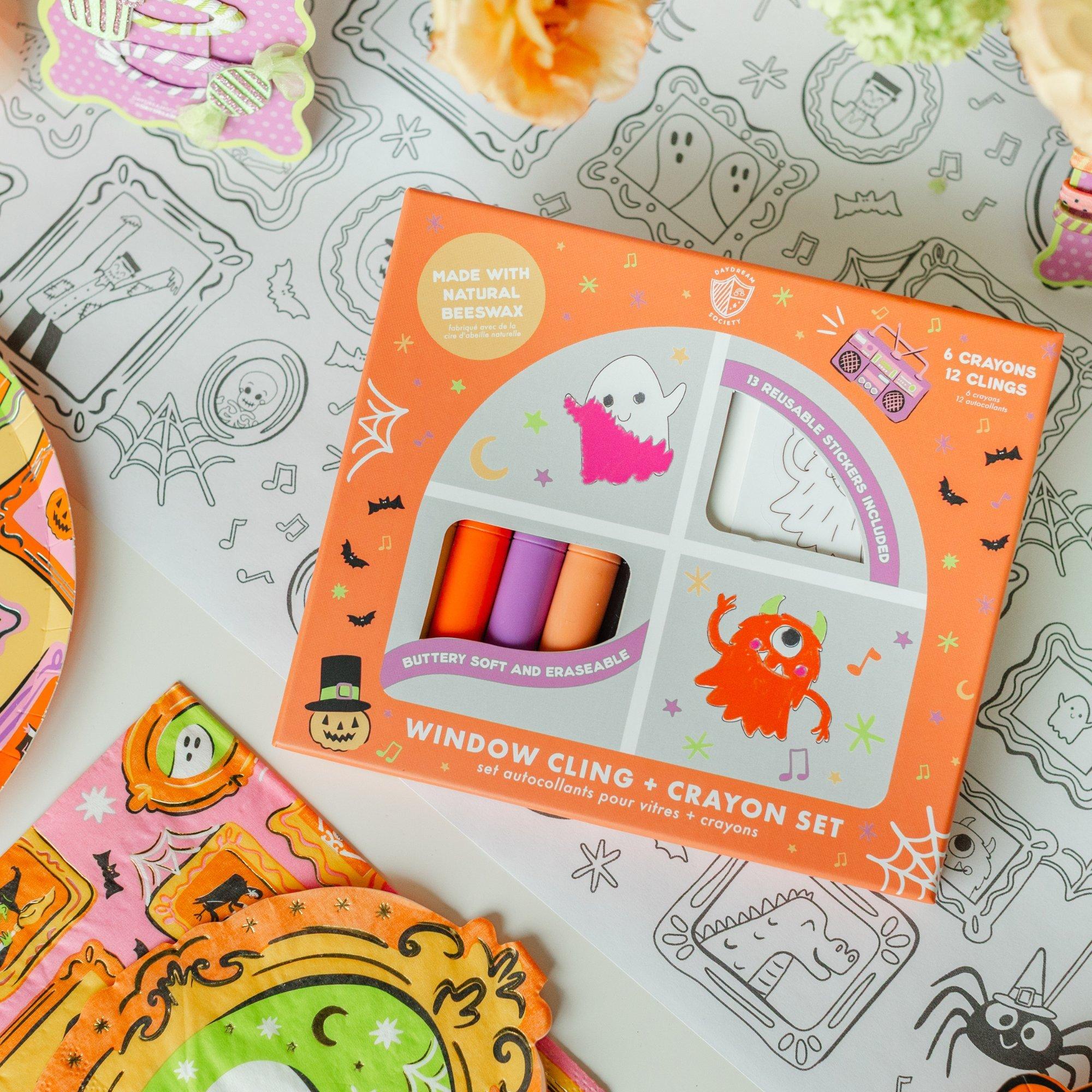 Monster Mash Window Cling +  Crayon Set image number 2