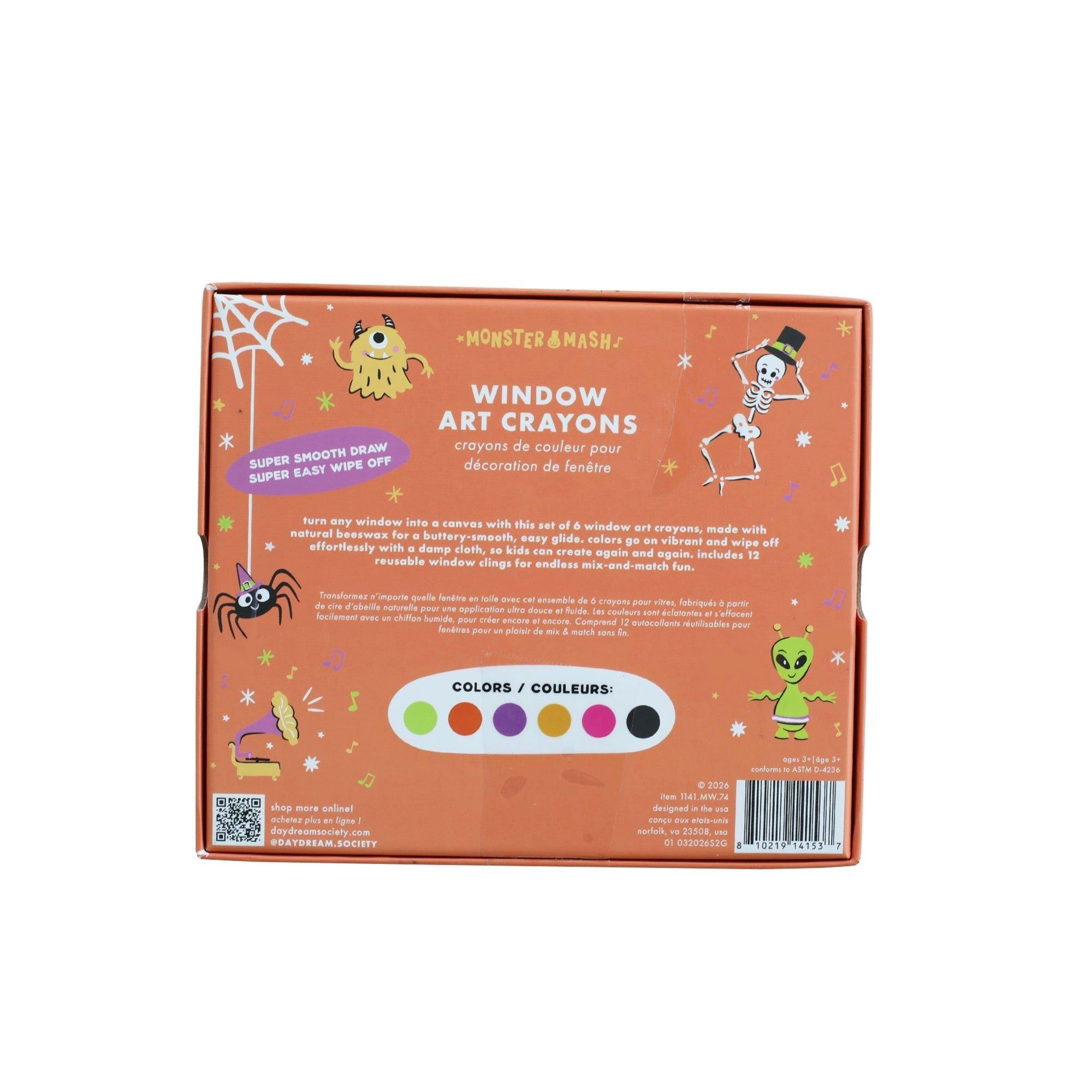 Monster Mash Window Cling +  Crayon Set image number 1
