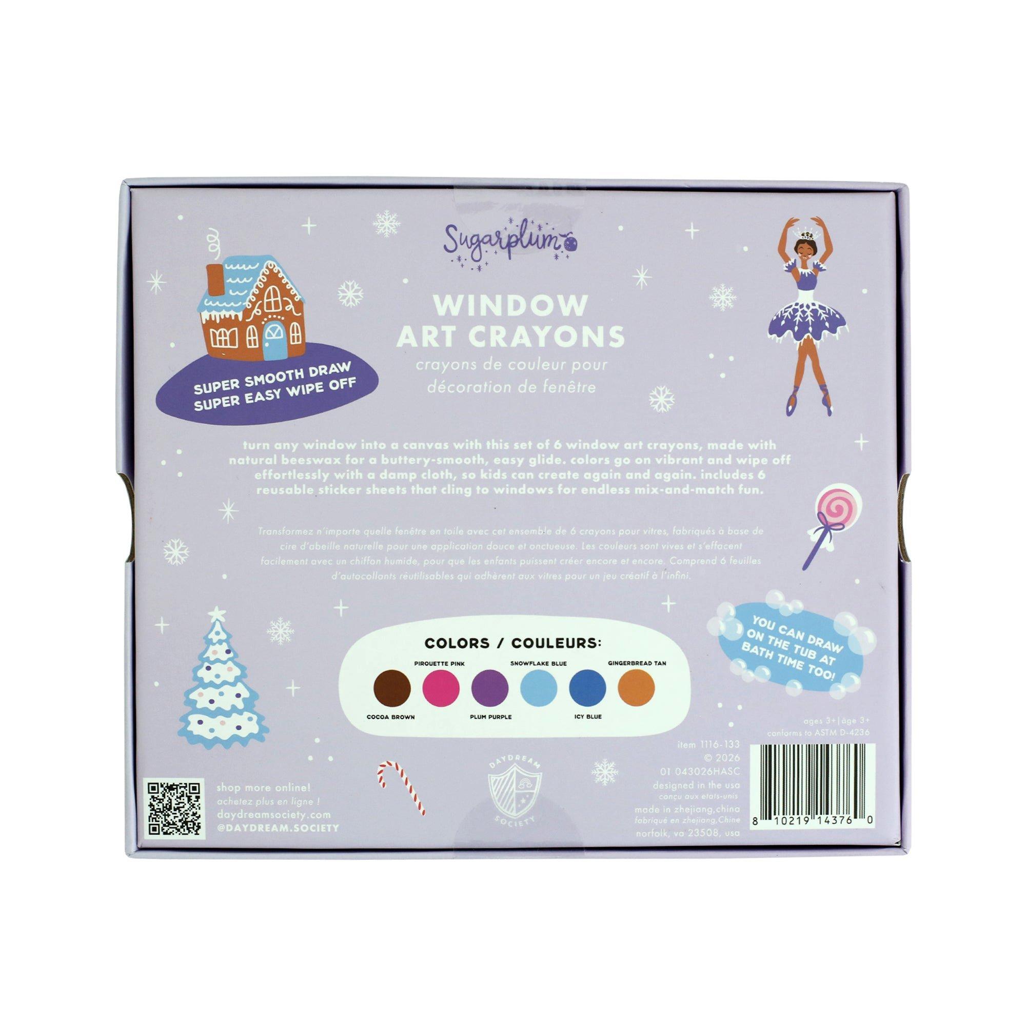 Sugarplum Window Cling + Crayon Set image number 1
