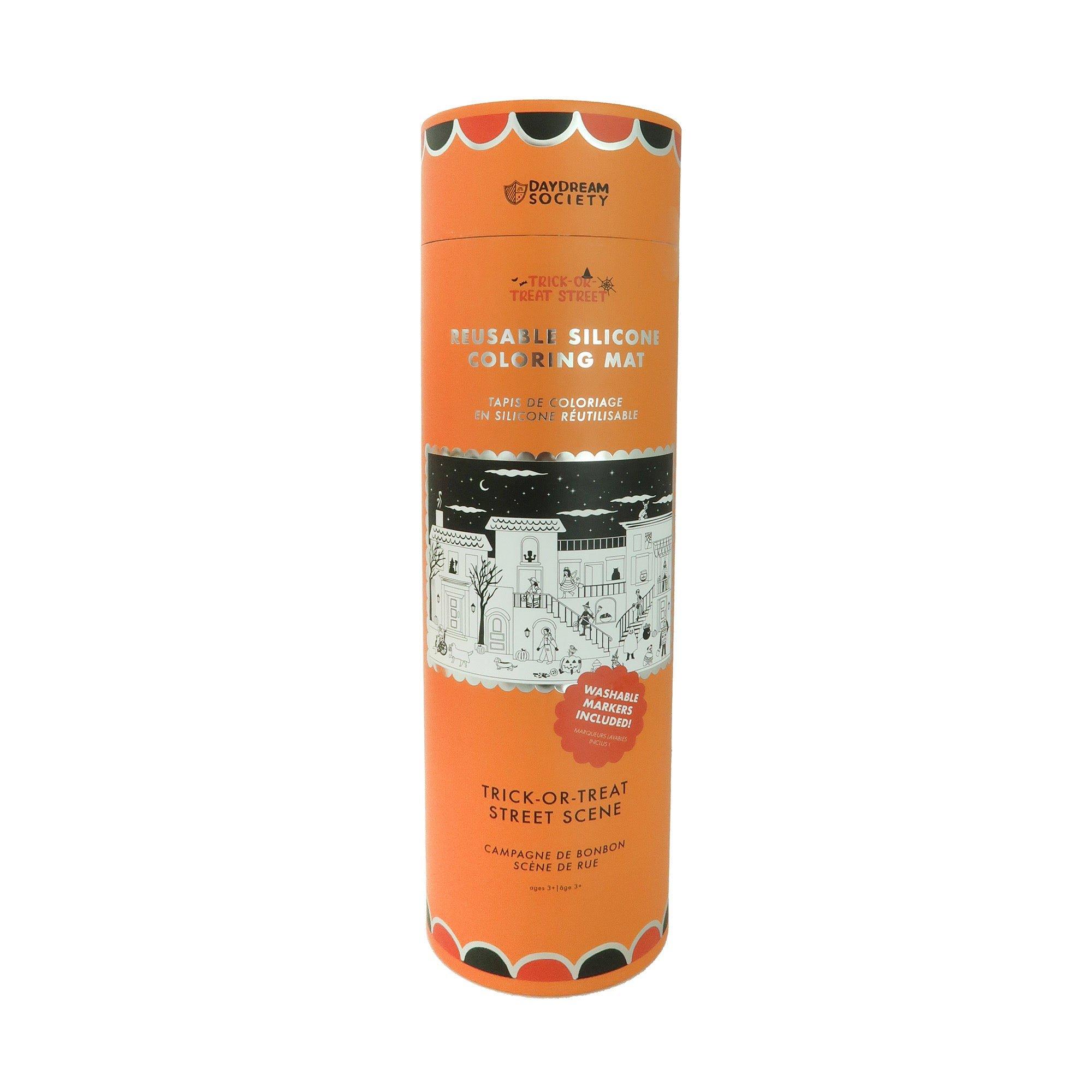 Trick or Treat Street Street Scene Reusable Silicone Coloring Mat image number 1