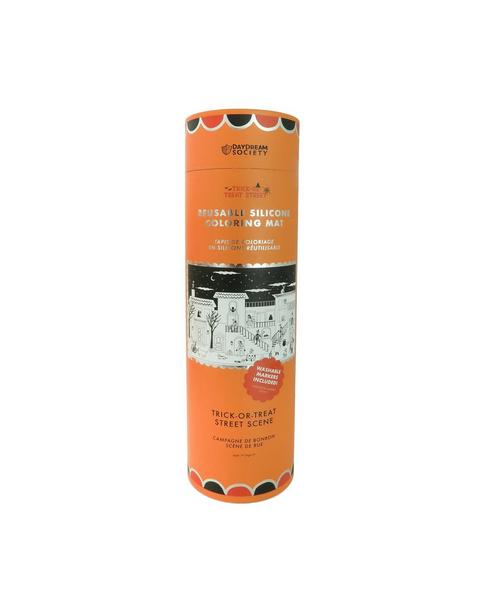Trick or Treat Street Street Scene Reusable Silicone Coloring Mat