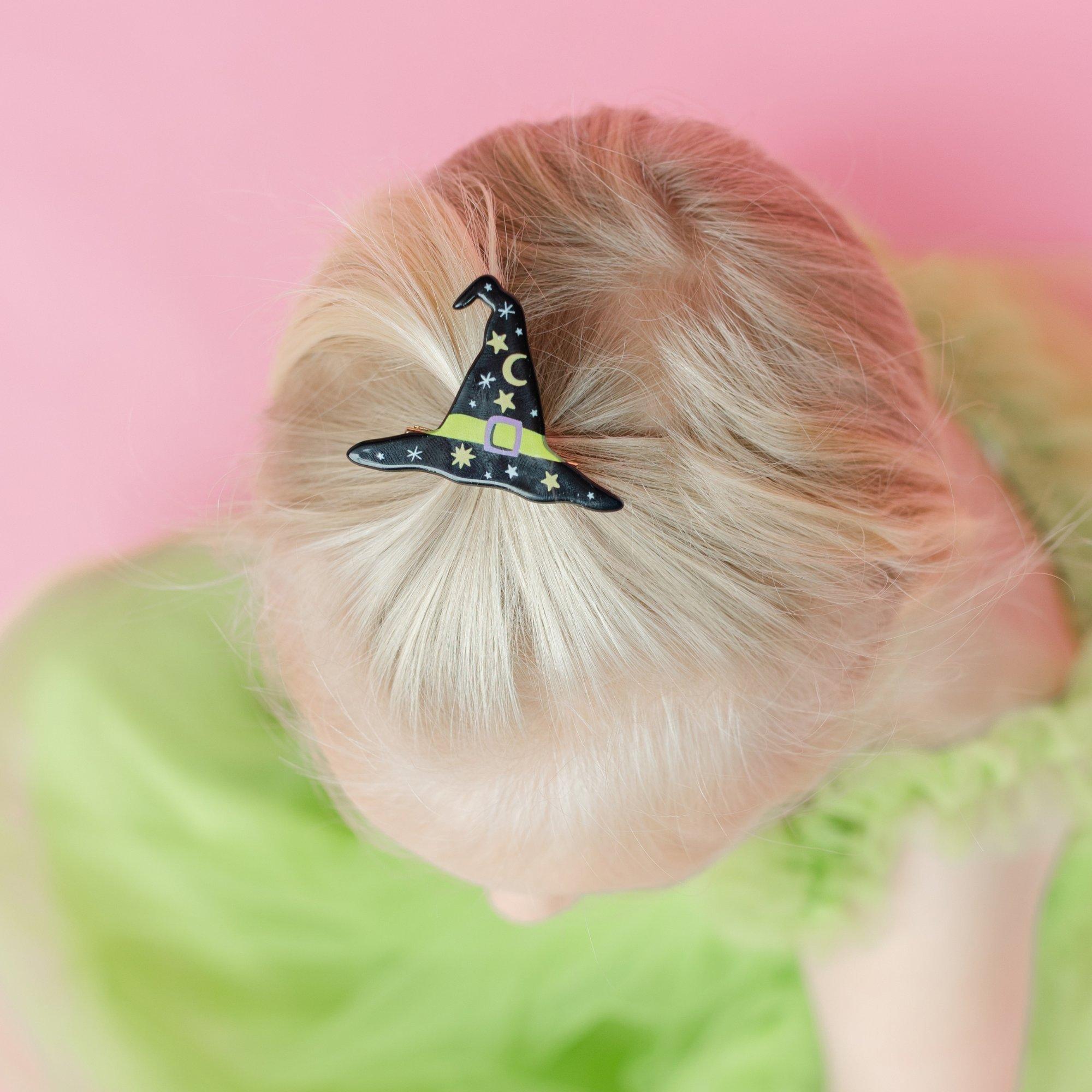 Monster Mash Witch Hat Hair Clip image number 2