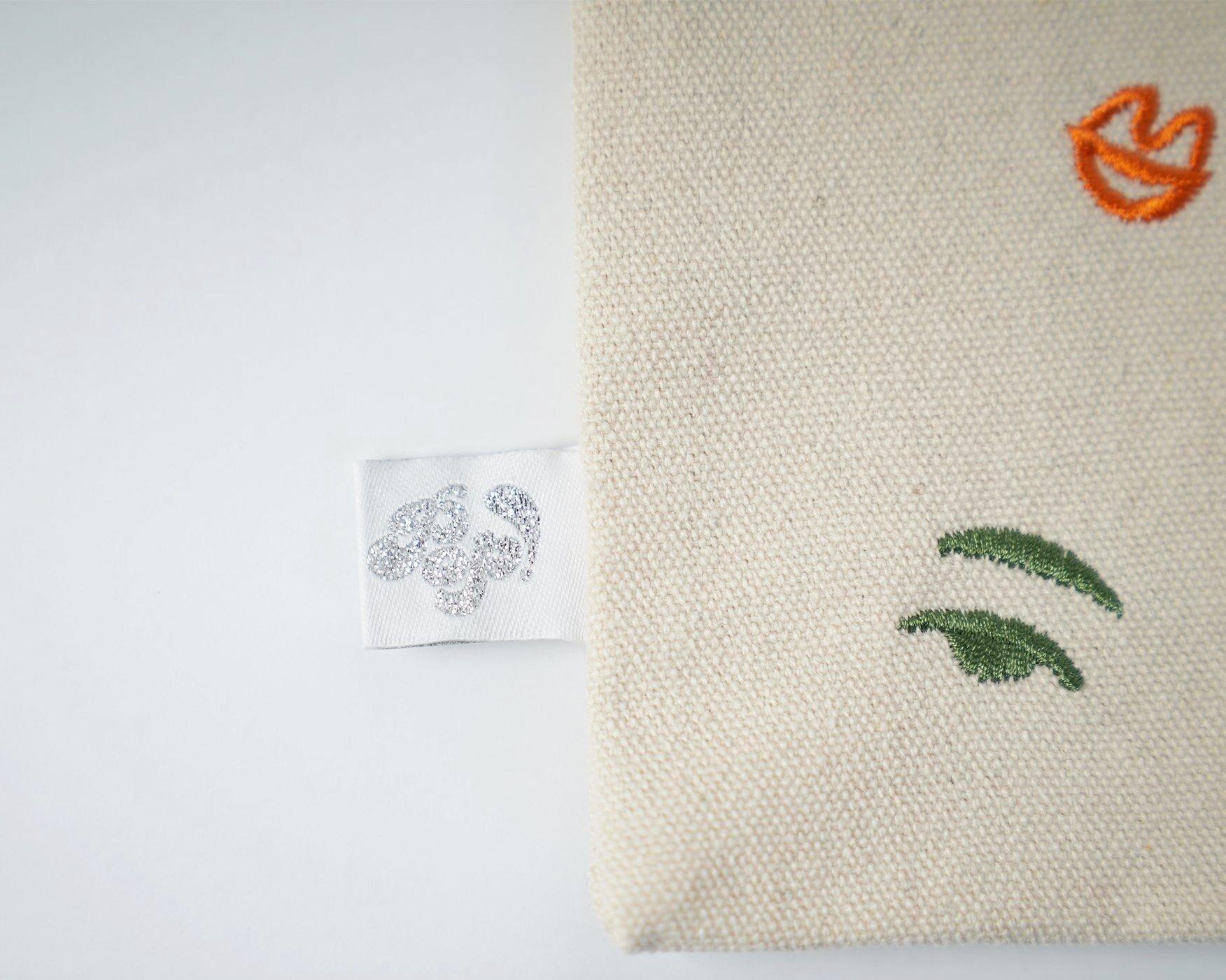 Mini Embroidered Tote Bag image number 1