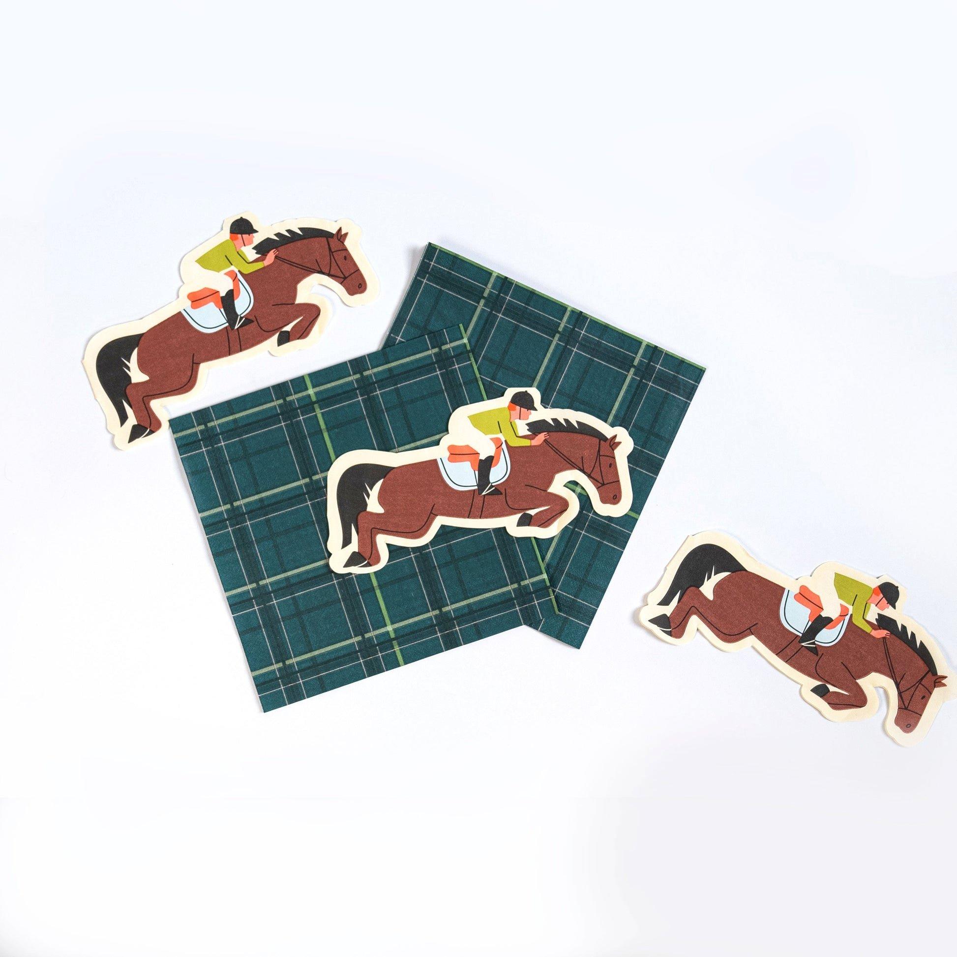 Equestrian Party Tableware Set for 12 image number 4
