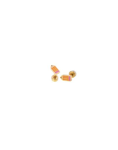 Pencil Flatback Stud Earrings