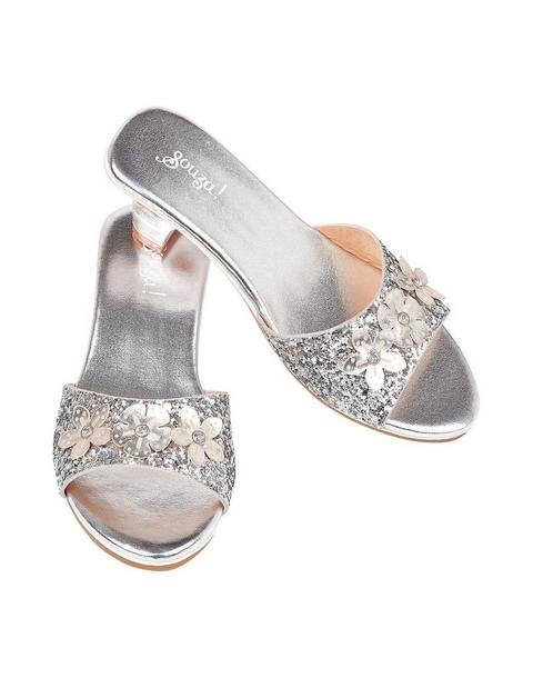 Slipper High-heel Mariona (silver)
