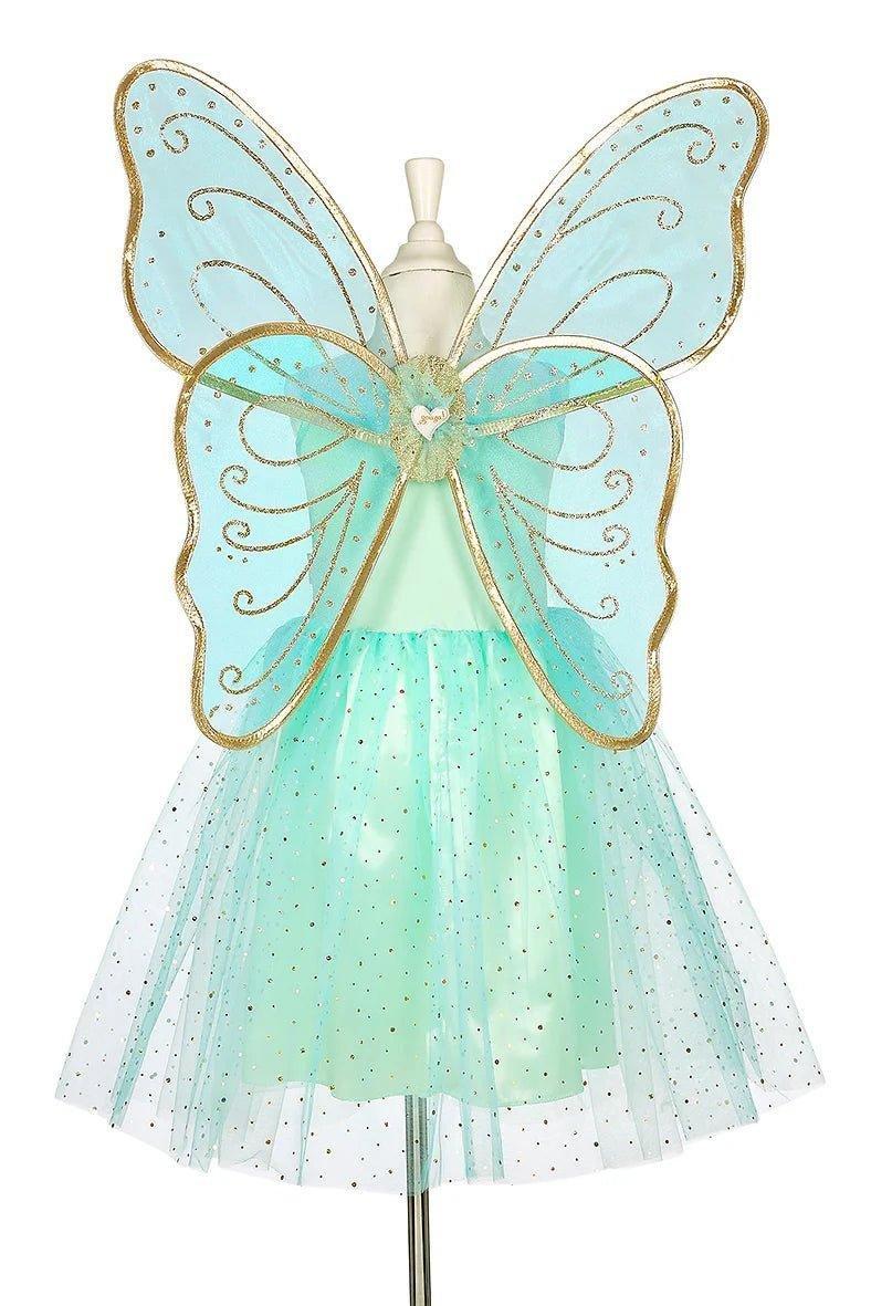 Camille - Dress and Wings Set (Green)