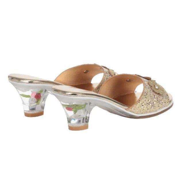 Slipper High-heel Ellina (gold) image number 1