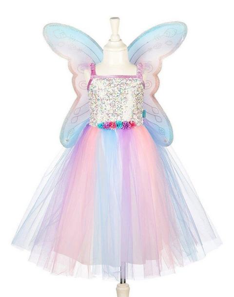 Felicity Fairy Costume, Dress and Wings Set (pink & blue)