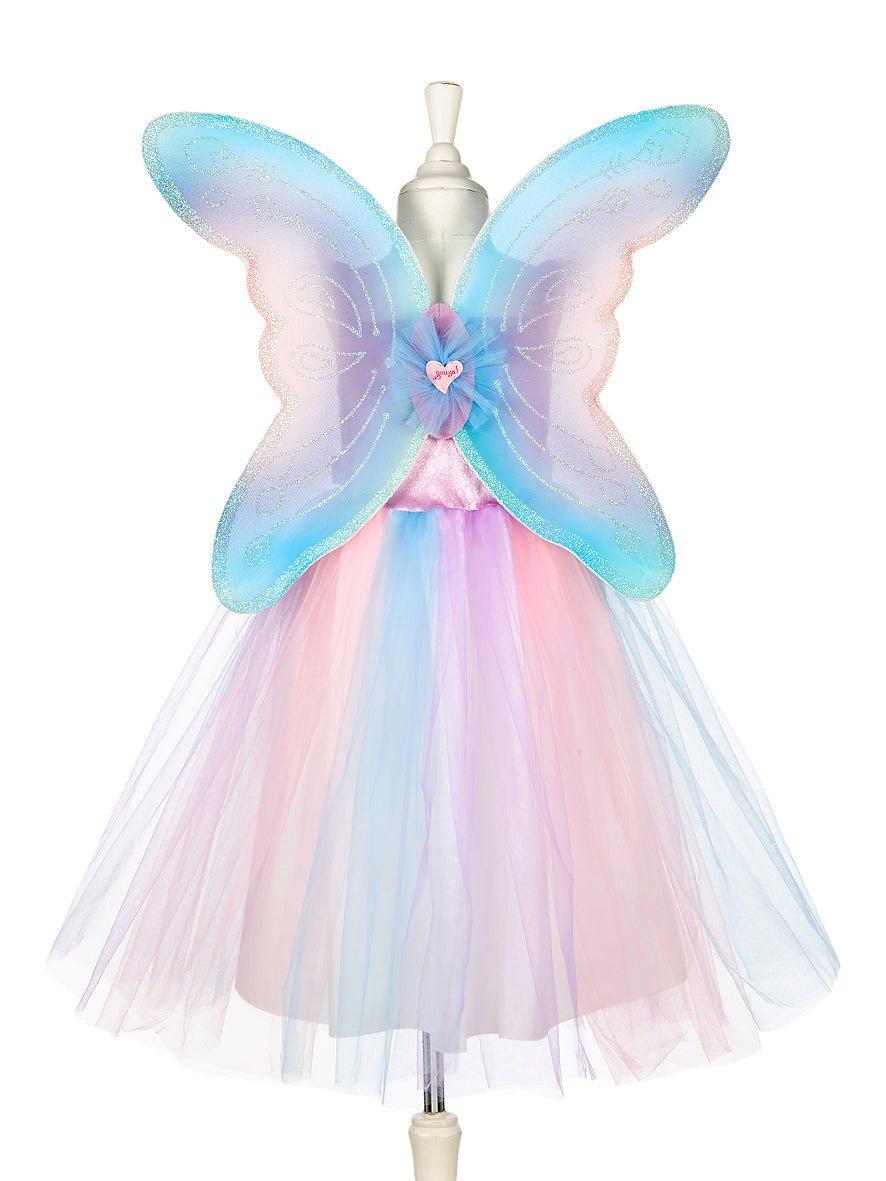 Felicity Fairy Costume, Dress and Wings Set (pink & blue) image number 2