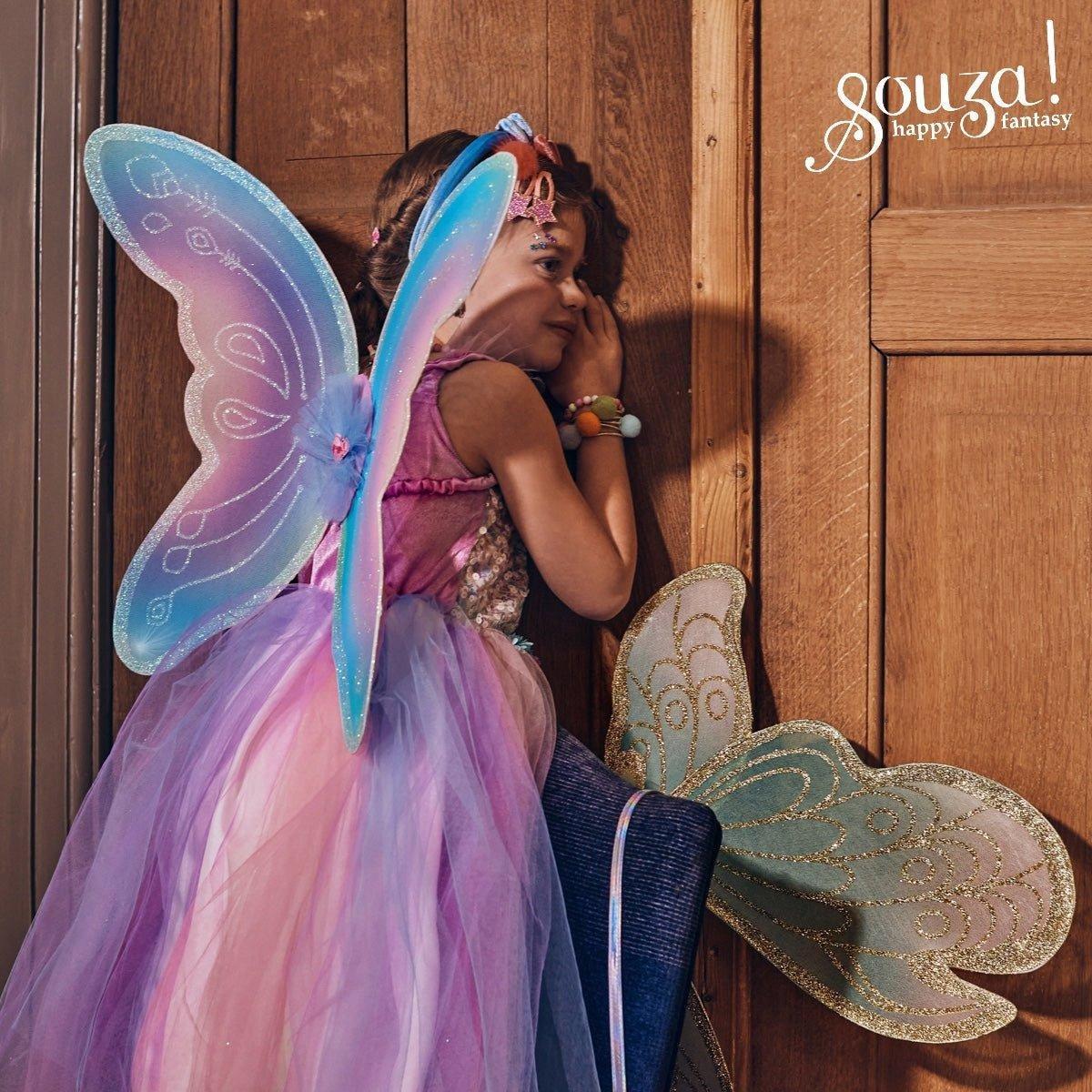 Felicity Fairy Costume, Dress and Wings Set (pink & blue)