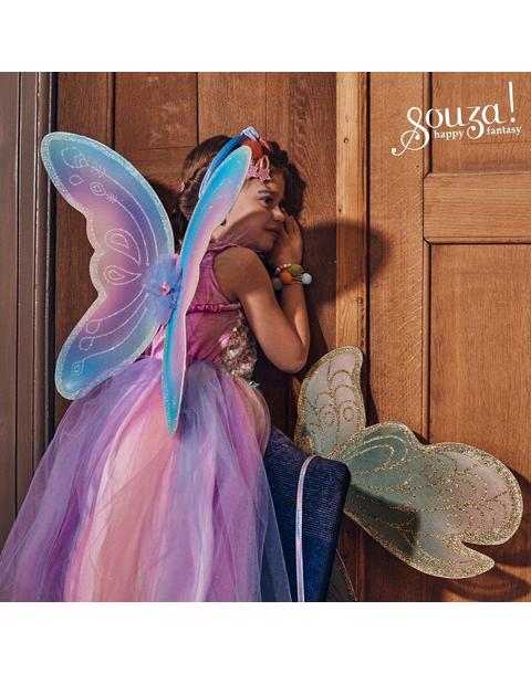Felicity Fairy Costume, Dress and Wings Set (pink & blue)