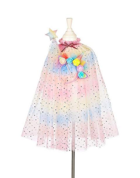 Unicorn Costume Cape Set w/ headband & wand