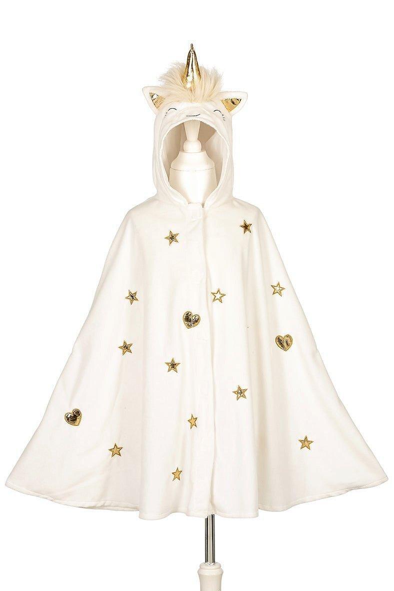 Unicorn Costume Cape Set w/ headband & wand image number 1