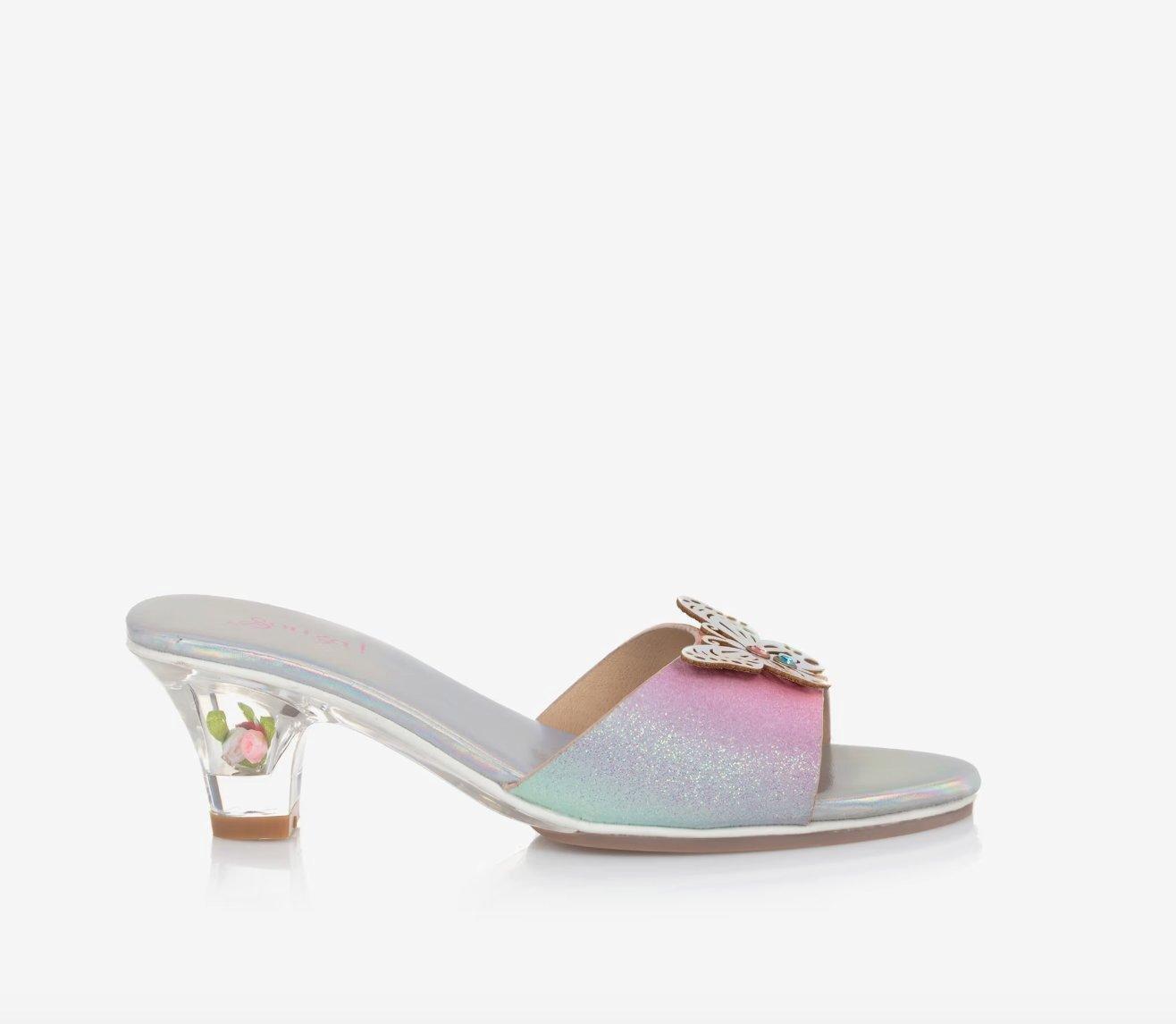 Slipper High-heel Ophelie (Rainbow Butterfly) image number 2