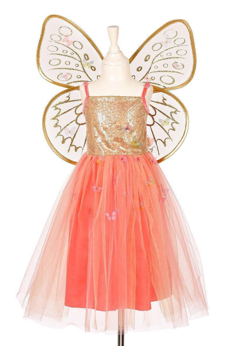 Joanna Fairy Costume - Dress and Wings Set (orange) image number 0