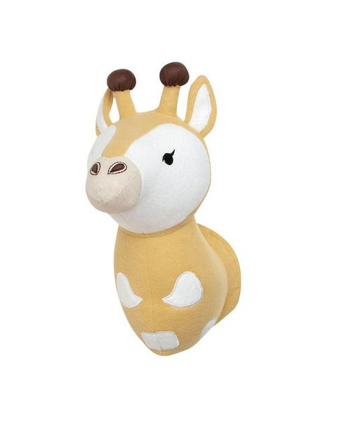 Kendi Giraffe Plush Head Wall Decor