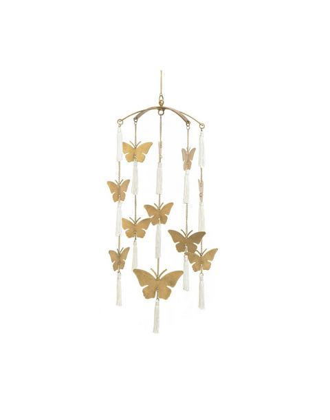 Parker Butterfly Brass Nursery Ceiling Hanging