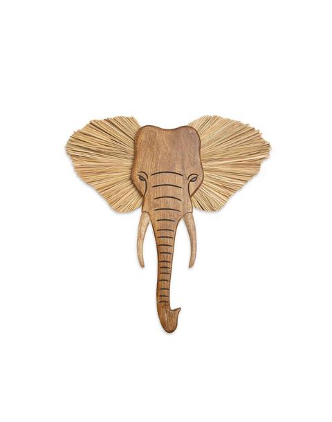 Kendi Elephant Safari Wooden Wall Decor