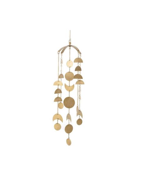 Luna Moon Brass Nursery Ceiling Hanging