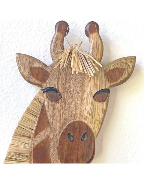 Kendi Giraffe Safari Wooden Wall Decor