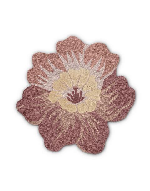 Violet Hand-Tufted Wool Accent Rug (36" Round)