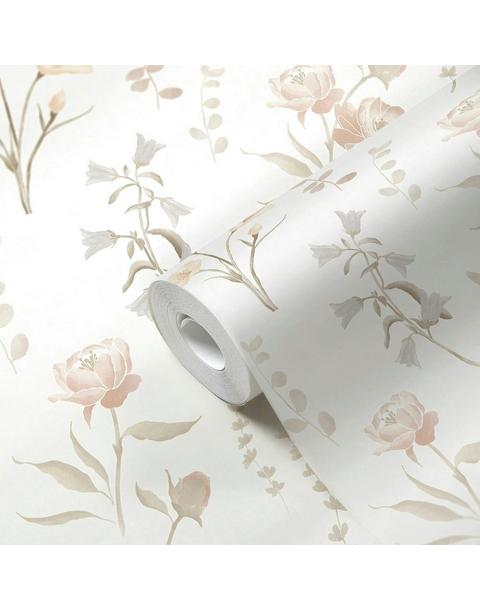 Violet Wildflower Nursery Wallpaper