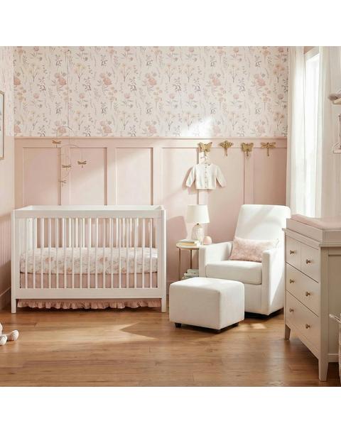 Violet Wildflower Nursery Wallpaper