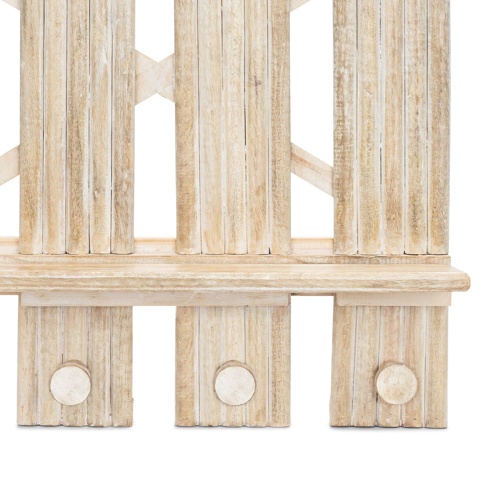 Charlie Farmhouse Wooden Fence Wall Shelf image number 1
