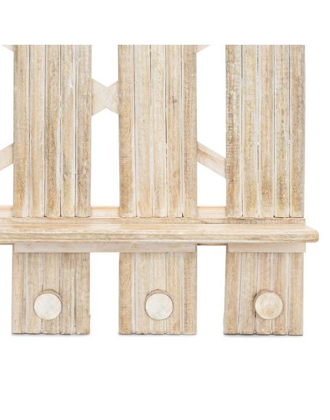 Charlie Farmhouse Wooden Fence Wall Shelf