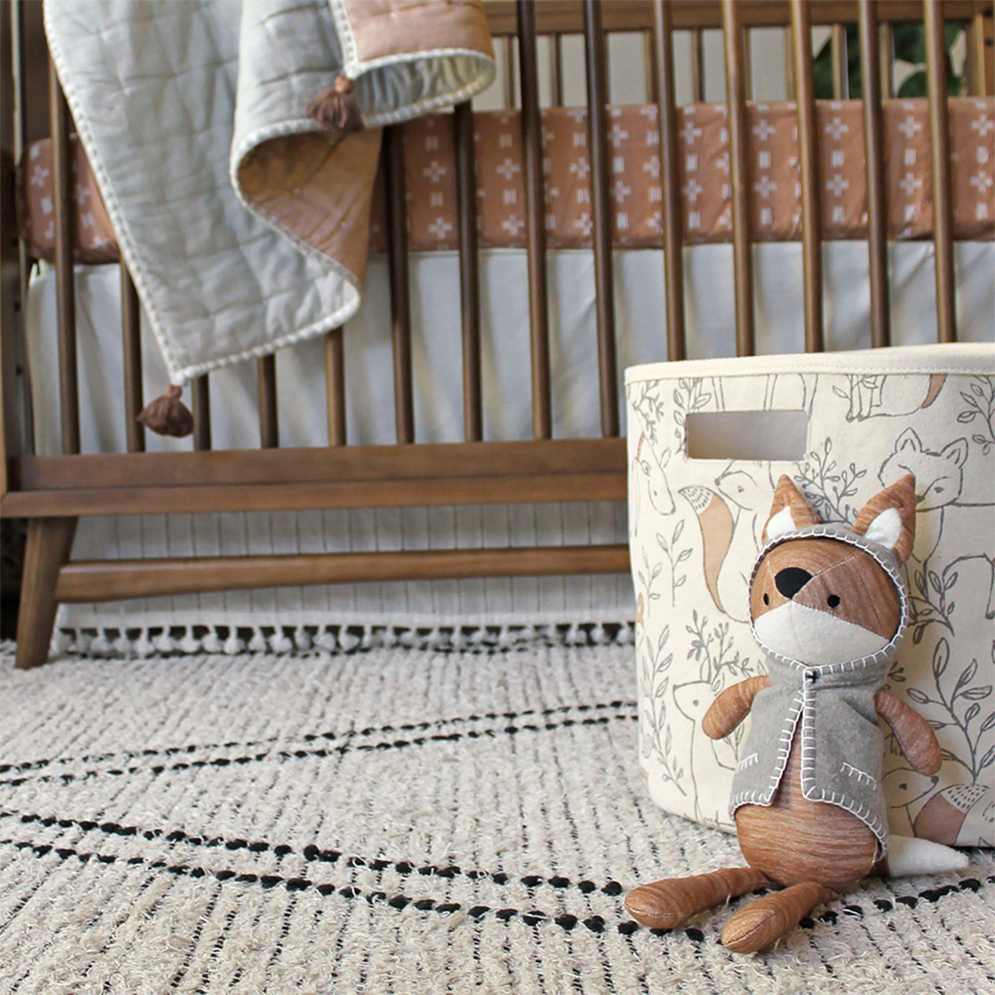 Ezra Woodland Canvas Storage Bin image number 4