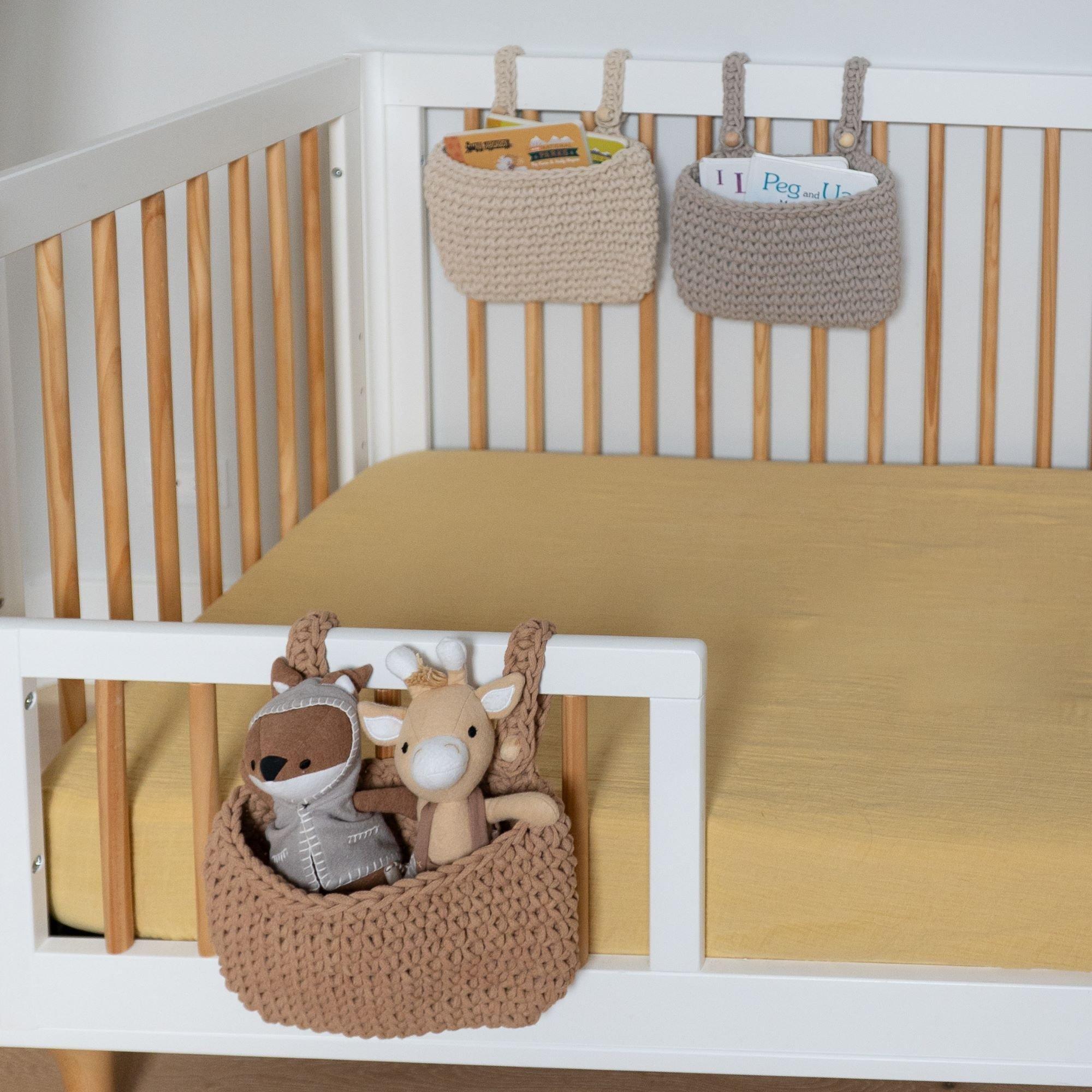 Charlie Farmhouse Hanging Storage Bin Trio image number 3