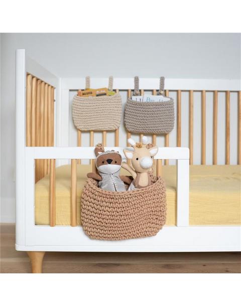 Charlie Farmhouse Hanging Storage Bin Trio