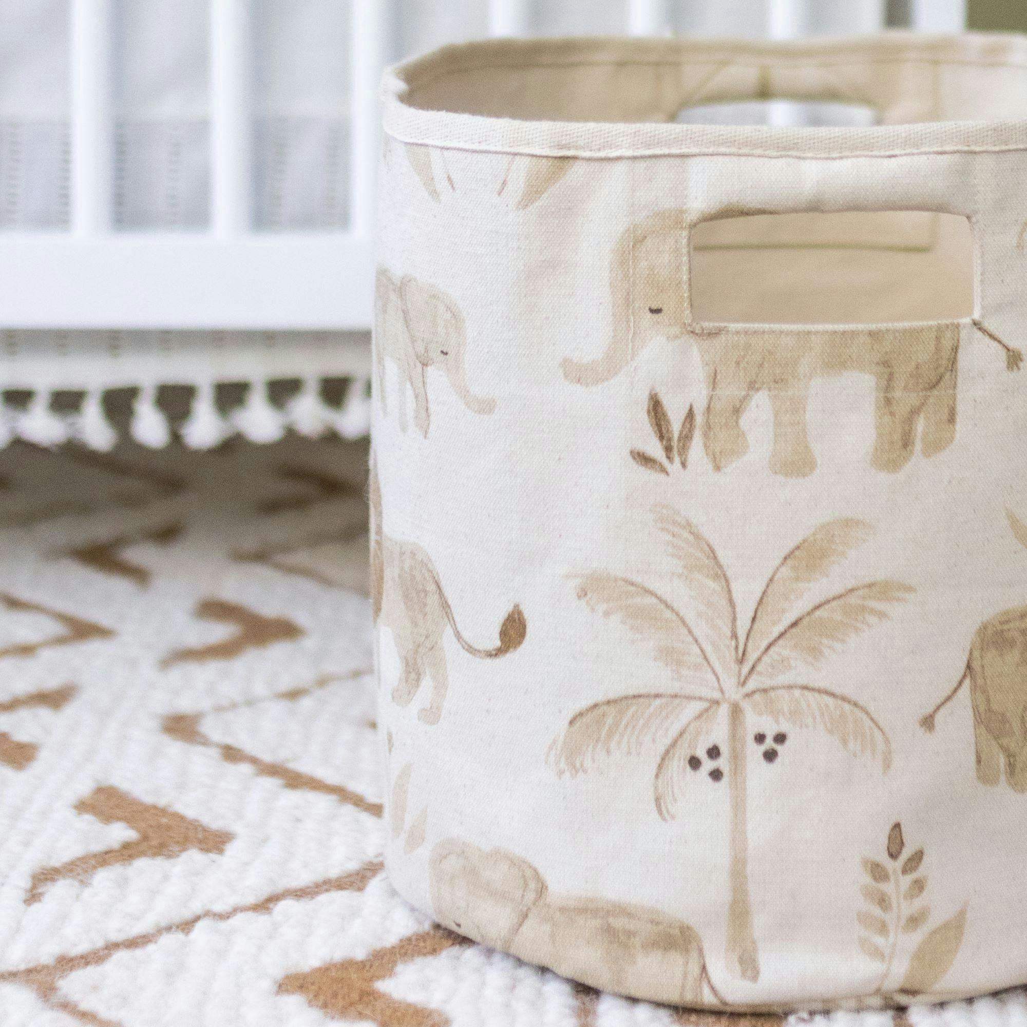 Kendi Safari Canvas Storage Bin image number 3