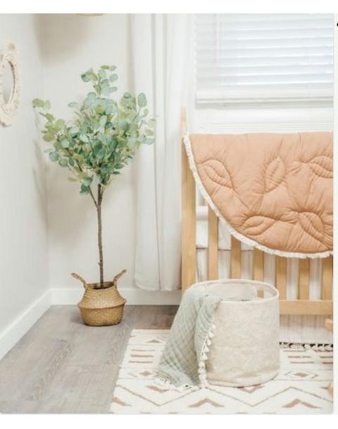 Willow Batik Canvas Storage Bin