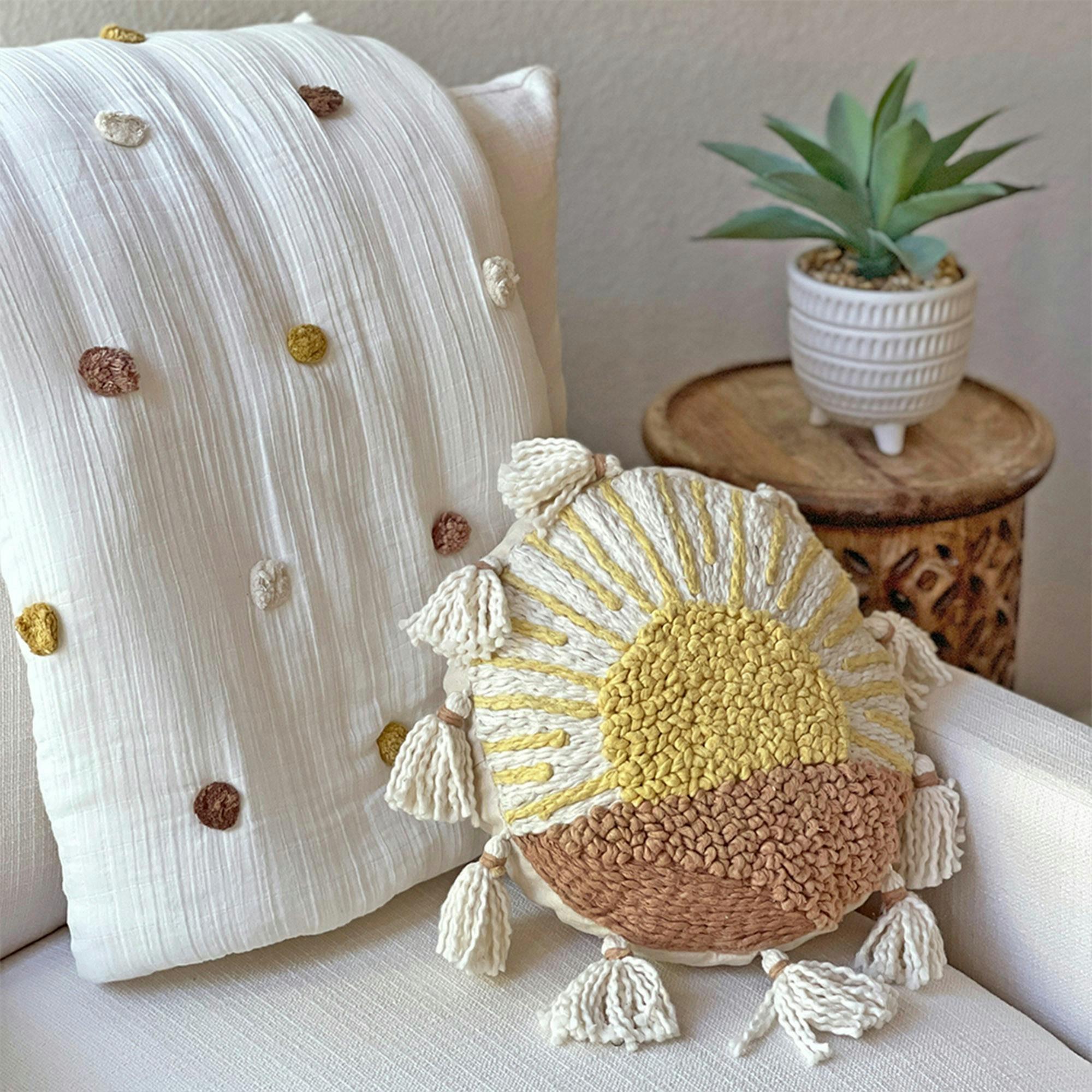 Sunshine Decorative Nursery Pillow image number 4