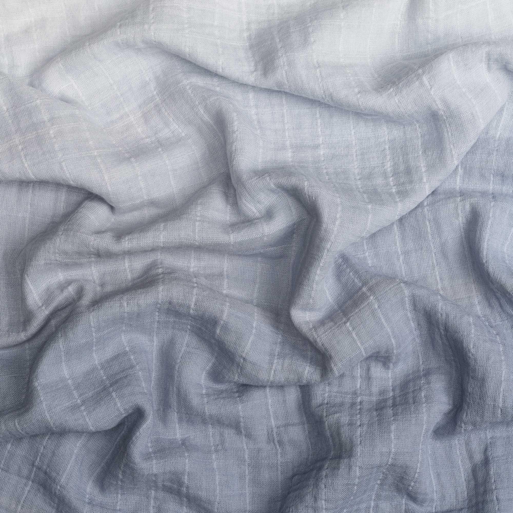 Cove Cotton Muslin Swaddle Blanket Set (Sea, Set of 2) image number 1