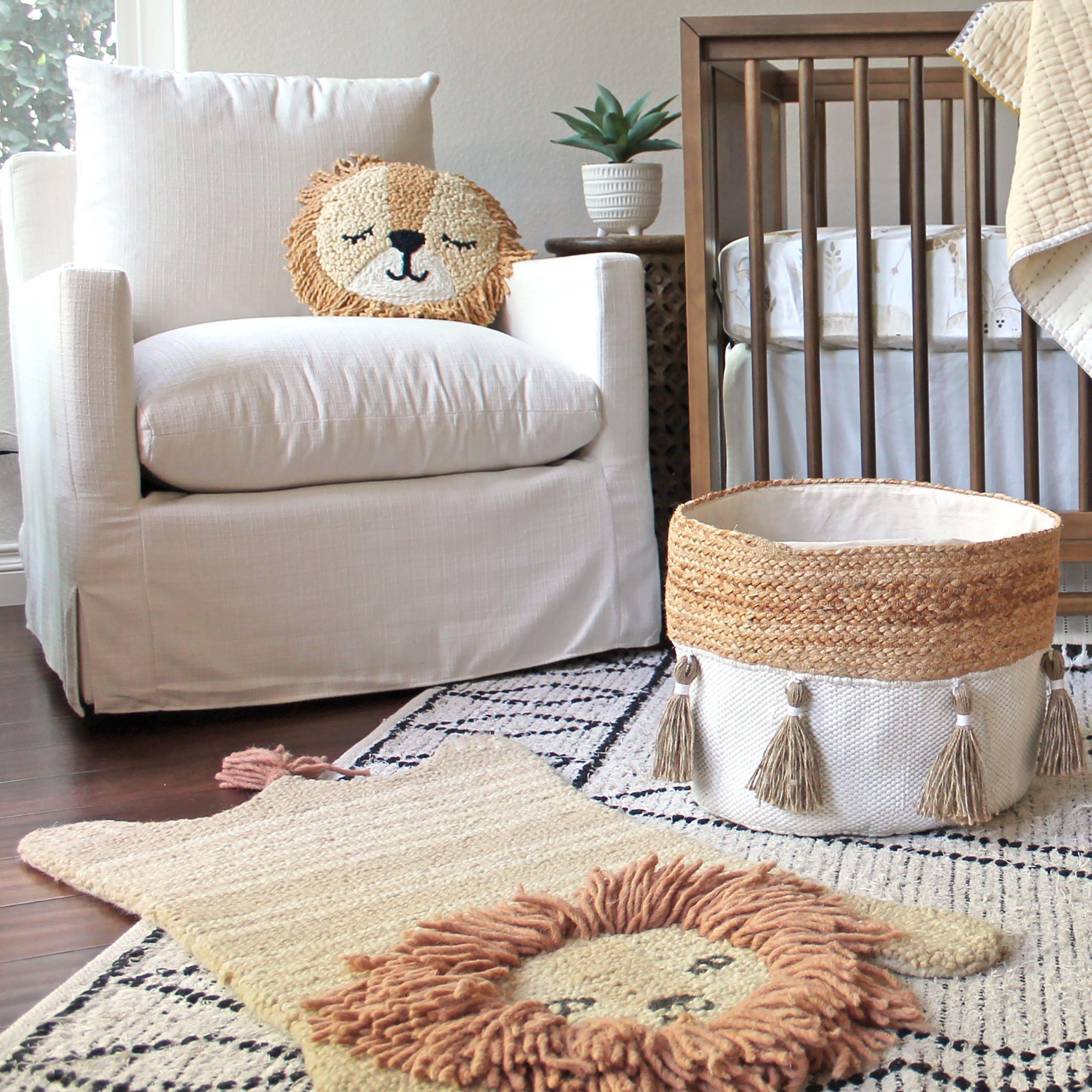 Lion Decorative Nursery Pillow image number 3