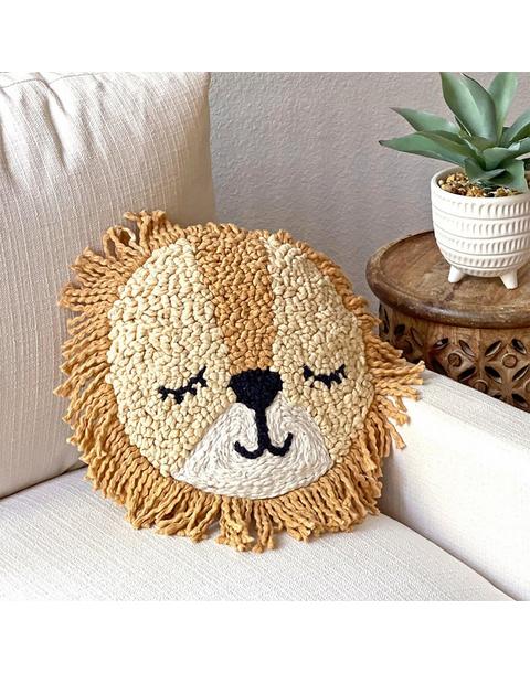 Lion Decorative Nursery Pillow