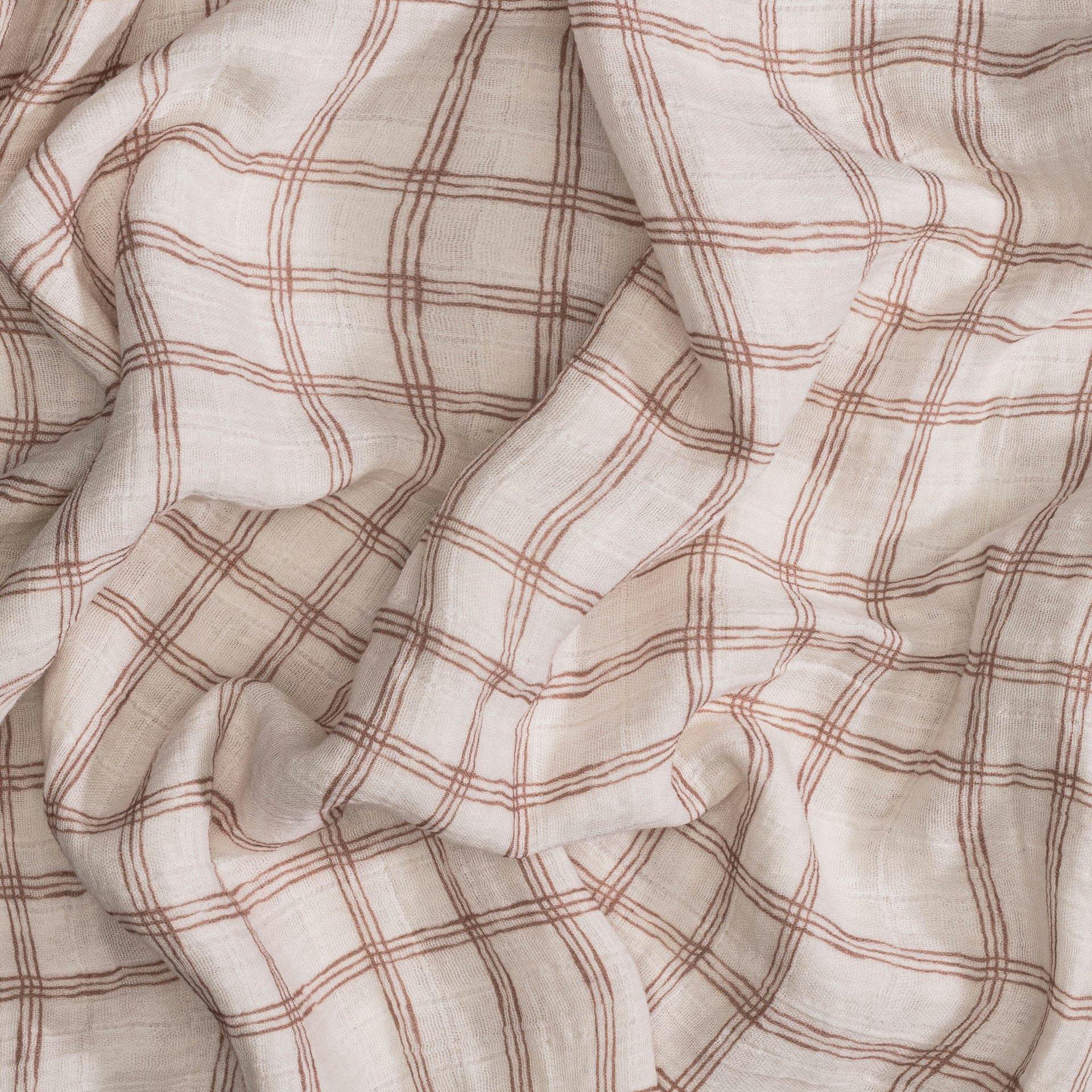 Charlie Cotton Muslin Swaddle Blanket Set (Goose, Set of 2) image number 1