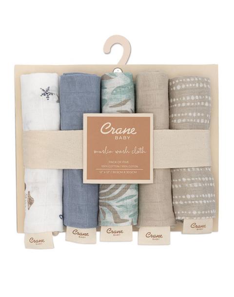 Cove Sea Life Cotton Washcloth (Set of 5)