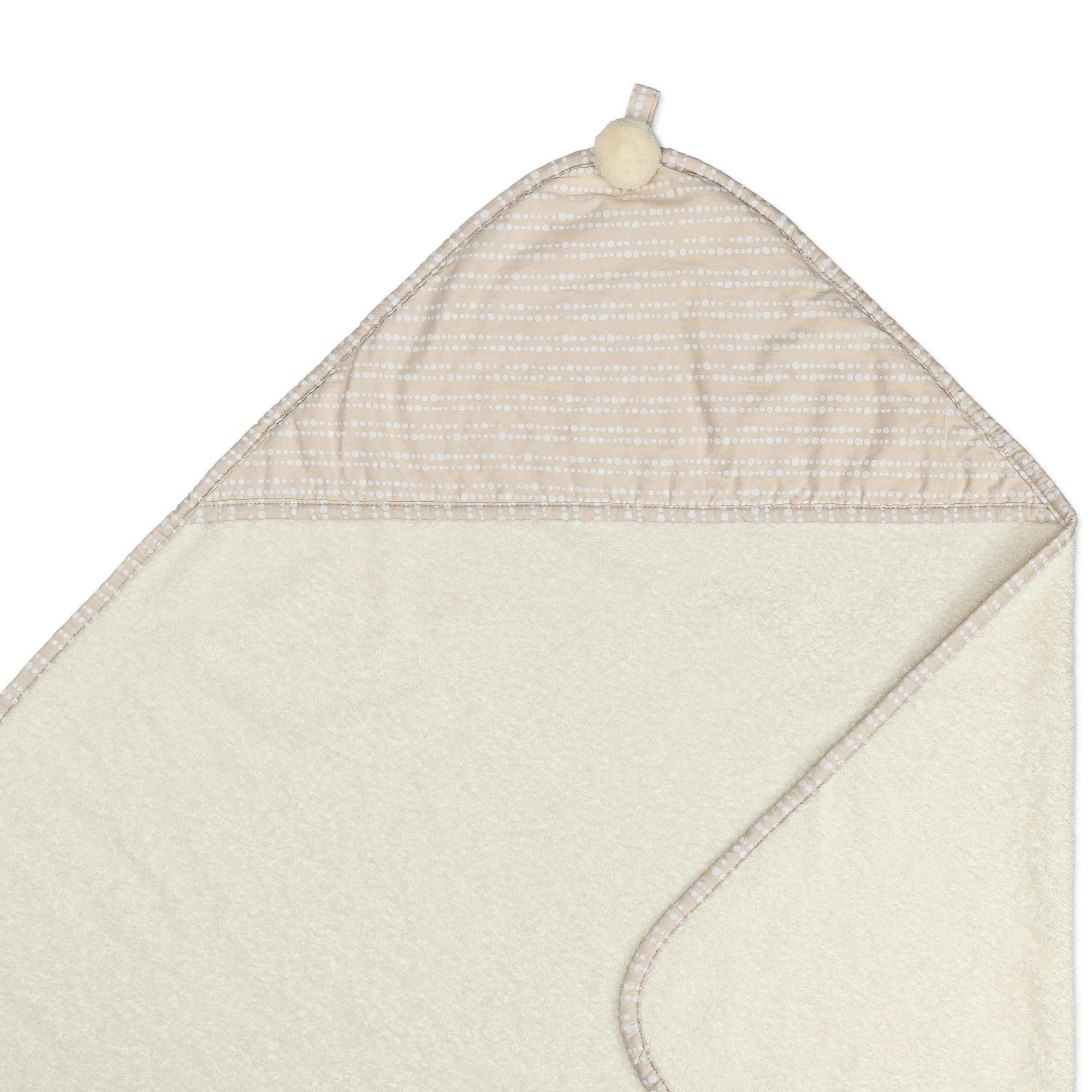 Cove Dot Hooded Baby Bath Towel image number 1