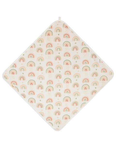 Parker Rainbow Hooded Baby Bath Towel