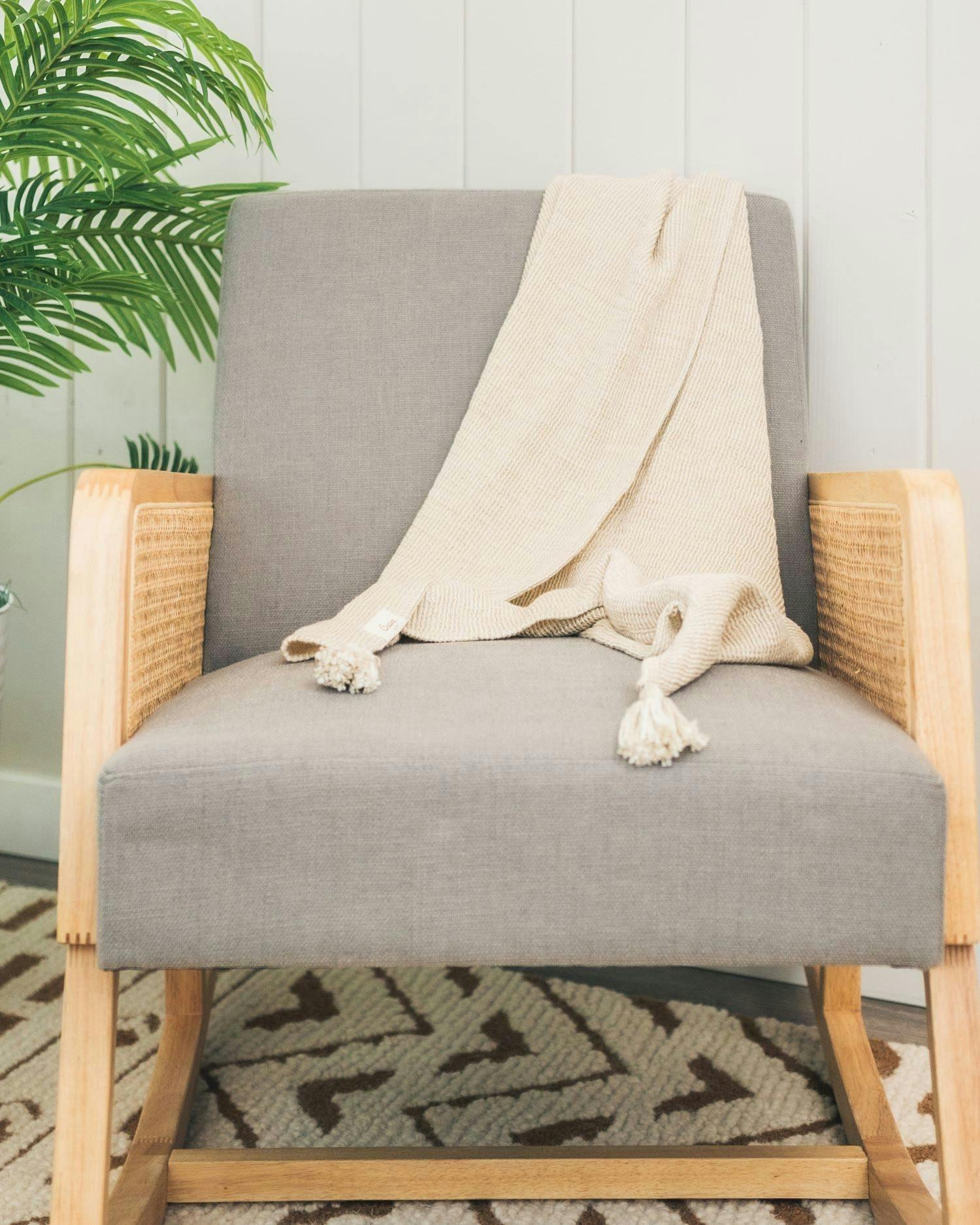 Hazelwood Cotton Cashmere Luxe Baby Blanket image number 4