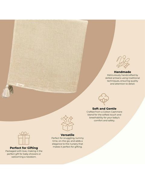 Hazelwood Cotton Cashmere Luxe Baby Blanket