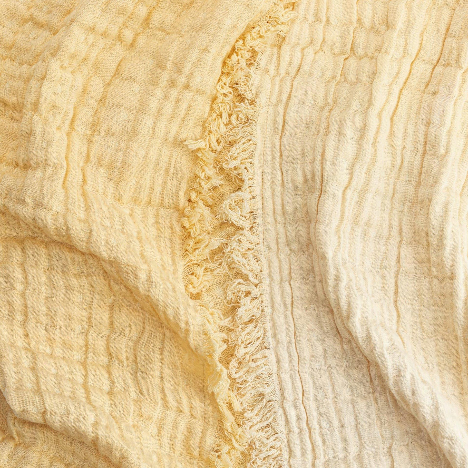 Multi-Layer Cotton Muslin Baby Blanket (Honey Ombre) image number 2