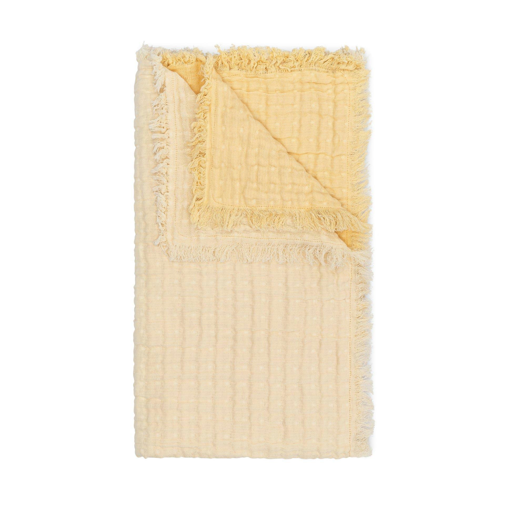 Multi-Layer Cotton Muslin Baby Blanket (Honey Ombre) image number 1