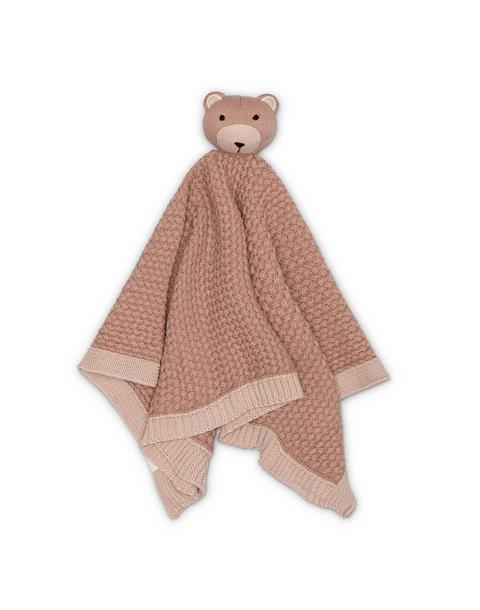 Violet Knitted Lovey Blanket (Rosie the Bear)